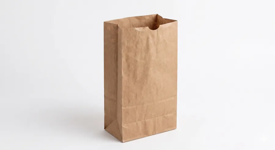 Bolsa americana, Kraft liso 70 / 80 g, Natural